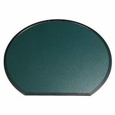 ds-2254579 尺1雲流両面半月盆/トレー 【グリーンタタキ/朱布目】 332×302×10mm 日本製 〔和食 レストラン 居酒屋 店舗 お店〕【代引不可】