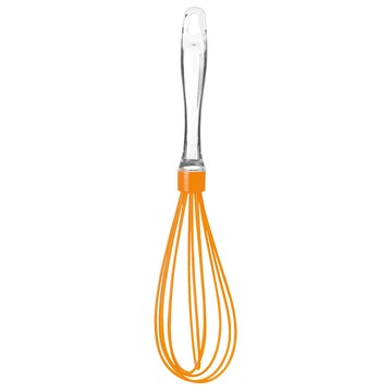 EXCELSA 義大利 矽膠打蛋器(橘30cm) / 攪拌棒 攪拌器 可機洗 洗碗機可洗