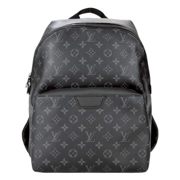 [平輸版]Louis Vuitton Discovery PM Monogram帆布男士後背包 (黑灰)真品平輸