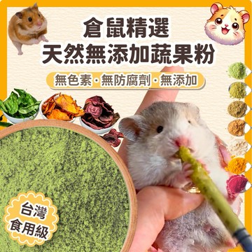 鼠鼠(台灣)倉鼠糊糊 倉鼠營養粉 天然蔬菜粉 穀物粉 椰蓉/菠菜粉/紫薯粉/甜菜根粉/南瓜粉/地瓜粉