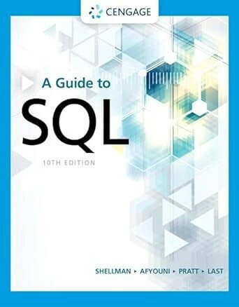A Guide to SQL (MindTap Course List) 10/e 2021 (10版) Mark Shellman 2021 Cengage