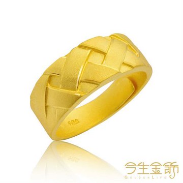 【今生金飾】博雅男戒(純黃金戒指)
