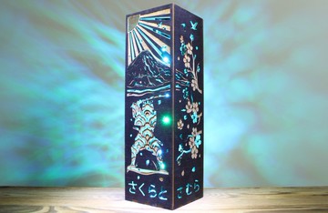 武士 LED 燈 – 日式居家裝飾照明，環境氛圍夜燈，極簡禪意