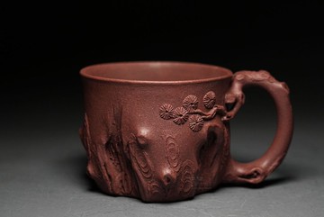 【松樁杯6】 龍山堂 全手工仿生器系列 四號深井底槽青 160cc