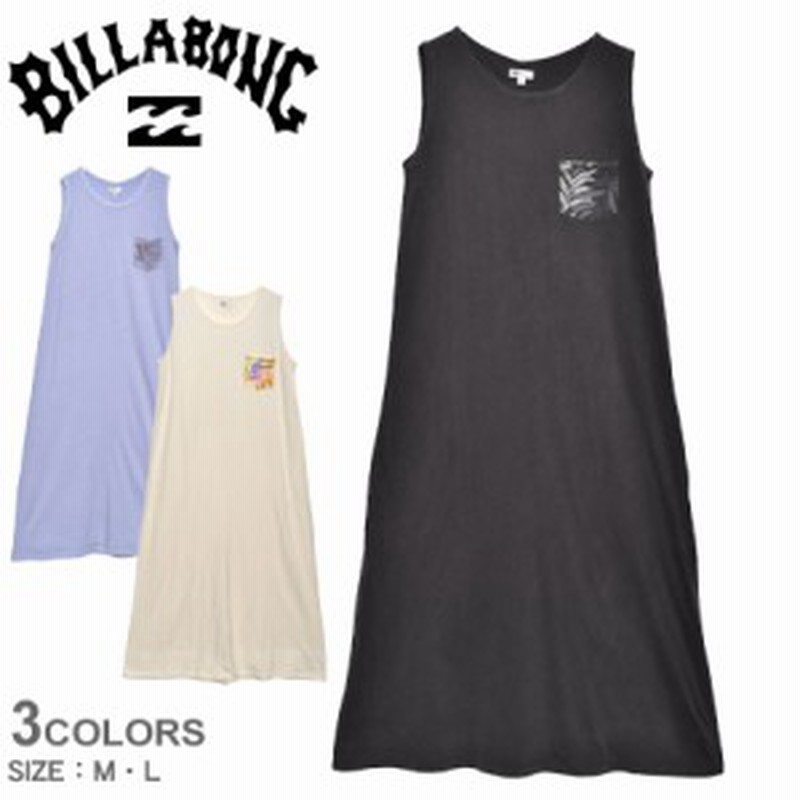 ビラボン ワンピース レディース ワンピースドレス ブラック 黒 ホワイト 白 ブルー Billabong ワンピース ノースリーブ トップ 通販 Lineポイント最大1 0 Get Lineショッピング