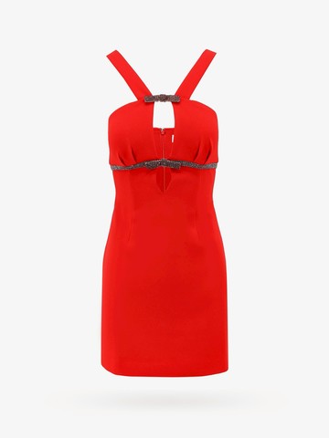 Crepe mini dress with rhinestone - SELF PORTRAIT - gender_Woman