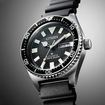 CITIZEN星辰 PROMASTER系列 漸層錶盤 征服潛水炫彩機械腕錶／NY0120-01E／41mm
