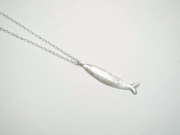 【Animals系列】 #b28 魚項鍊/ 925銀/ 手工禮物/ 客製化