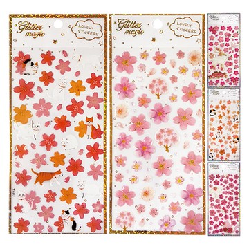 櫻花物語水晶貼紙(款式隨機出貨)