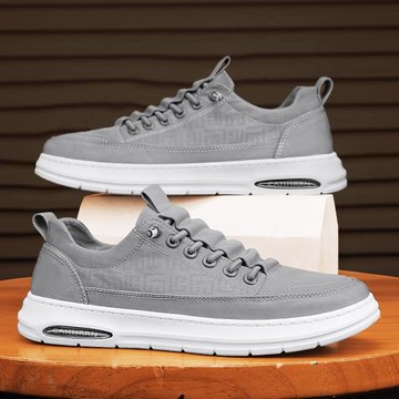 帆布男鞋2025新款冬季透氣懶人休閑一腳蹬冰絲老北京布鞋運動板鞋