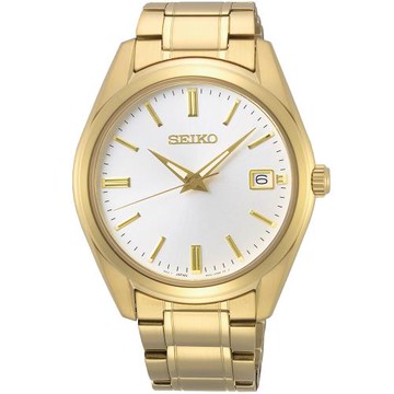 SEIKO 精工 CS系列簡約大三針時尚腕錶/金/38mm(6N52-00A0K/SUR314P1)SK003
