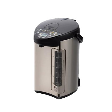 象印ZOJIRUSHI 4公升微電腦VE真空保温省電熱水瓶/CV-DHF40/黑銀色XT/台