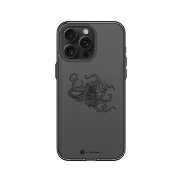 iPhone 15 Pro Max Clear 酷墨灰 - Kerby Rosanes - 章魚 - 黑