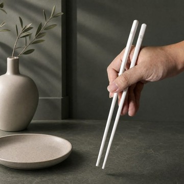 極雅典藏陶瓷餐筷6雙入組