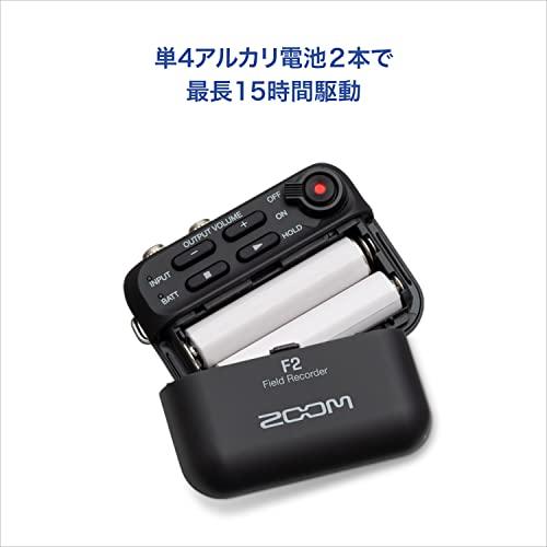 ZOOM ズーム フィールドレコーダー 32ビットフロート対応 ブラック F2 B