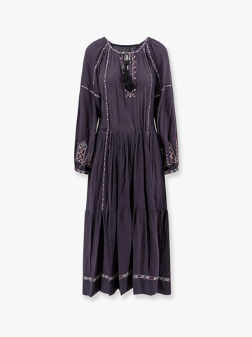 Florenza cotton long dress with embroidery - MARANT ETOILE - gender_Woman