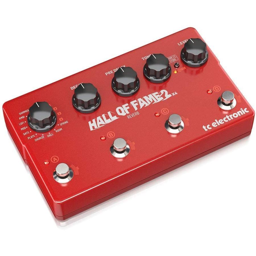 TC ELECTRONIC (ティーシーエレクトロニック) ギター用エフェクター リバーブ・ペダル HALL OF FAME X R