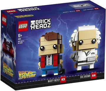 樂高 (LEGO) Brickheads Marty McFly & Dr. Brown 41611 [平行進口]