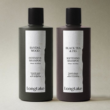 Longtake Shampoo 300mL [SANDALWOOD / BLACK TEA & FIG]