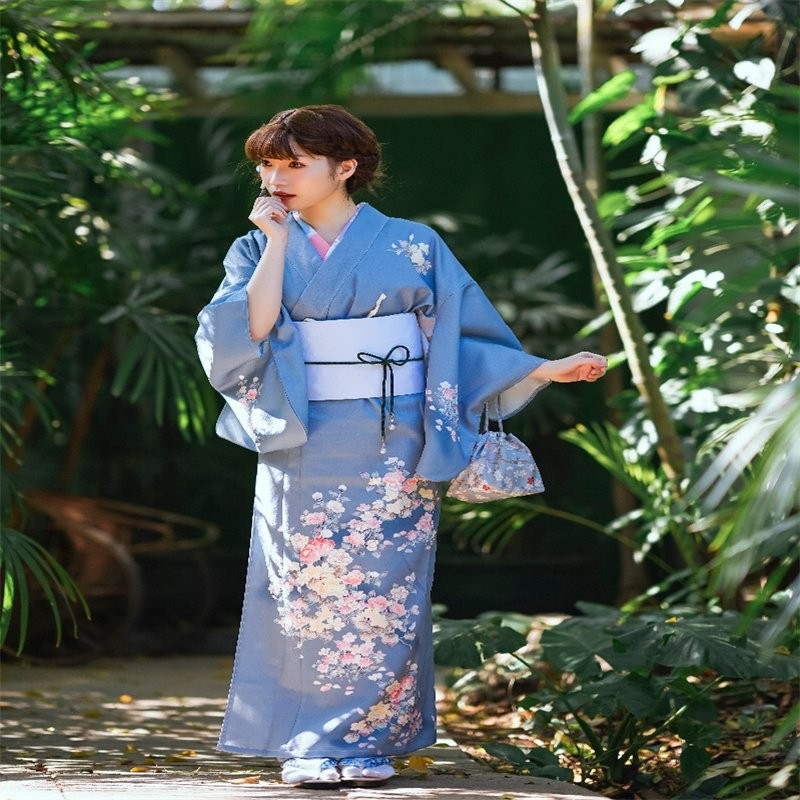 akpinepa10 桜柄小紋袷着物×小花の織の名古屋帯　お花見に♪  小物サービス