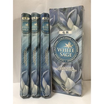 [綺異館] 印度香 GR 加洲白鼠尾草 淨化心靈 除去負能量 10送1 或香板任選 white sage暢銷香味