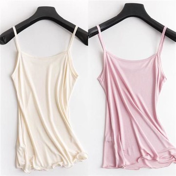 【米蘭精品】現貨+預購 頂級法式緞面背心絲質上衣名媛絲綢冰絲質襯衫-針織吊帶氣質女上衣5色74lt9