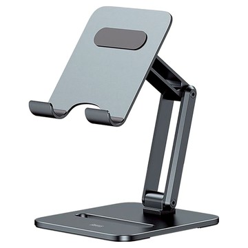 Baseus 倍思 金屬桌面雙軸折疊支架 平板款  1個  BS-HP006  深空灰