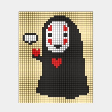 꾹꾹블럭 - 韓國馬賽克咕咕拼豆組- 無顏鬼