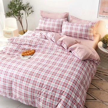 【廠商直送】iHOMI舒柔棉床包三件組-雙人加大-粉徑戀語