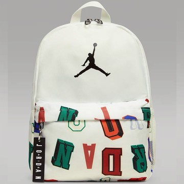 【NIKE耐吉】JORDAN喬丹 AIR MINI 白色多彩POP雙肩小包(JD2513068TD002 / DV5304133)多收納後背包書包時尚潮流包包 巨蟹座生日快樂 男朋友禮物 老公禮物