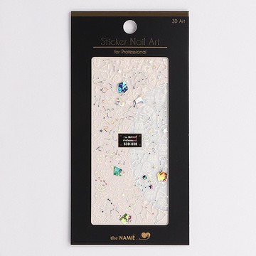 【專業用】美甲貼紙 3D Art 午夜星座-銀色【韓國製】