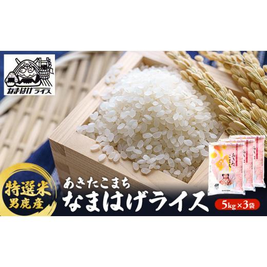 ふるさと納税 秋田県 男鹿市 なまはげライス特選米5kg×3袋／計15kg