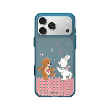 iPhone 17 Pro Max Clear (相機按鈕) 夜幕藍 - Suzy's Zoo - Boof和Lulla的歡樂時光