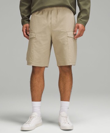 Stretch Cotton VersaTwill Cargo Pocket Shorts 10" Size Large
