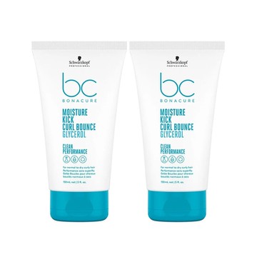 Schwarzkopf施華蔻 BC水感保濕 甘油彈力捲俏露150ml *2入組 ---免沖洗 (滋養凝露)