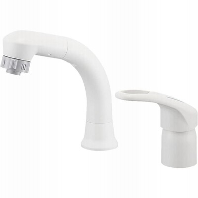 LIXIL INAX 洗面器・手洗器用水栓金具 ホース引出式シングルレバー洗髪