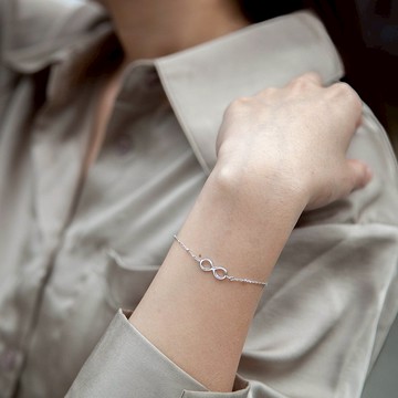 無限infinity手鍊/純銀