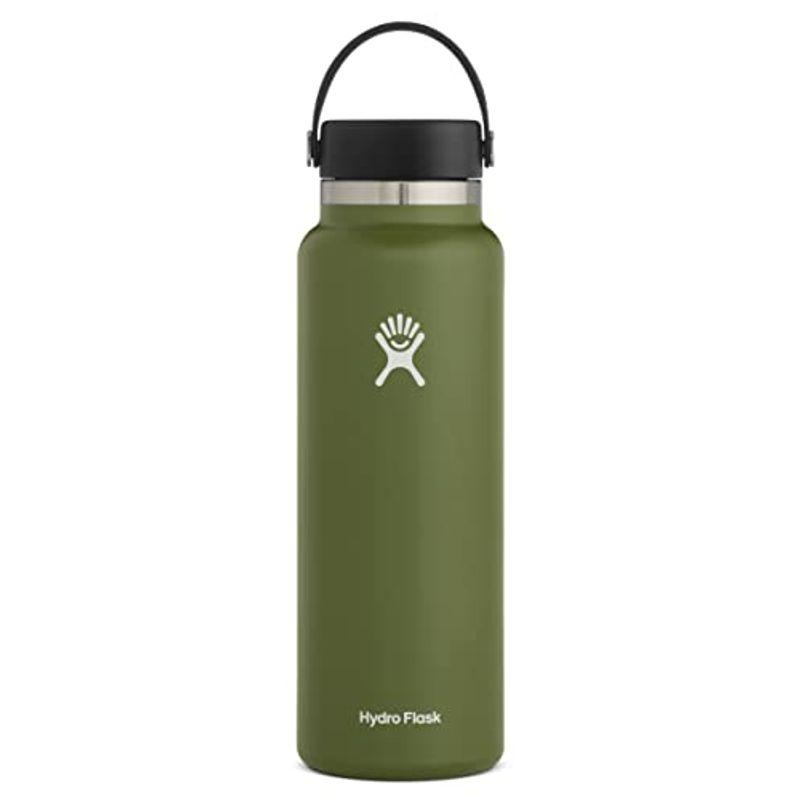 Hydro Flask ハイドレーション 40oz 1,182 mL ワイドマウス オリーブ 大