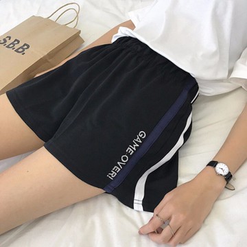 運動短褲女夏季學生休閑寬松闊腿短褲韓版百搭時尚跑步熱褲女