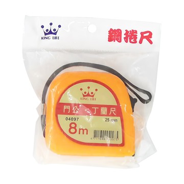Life 徠福 彩色 鋼捲尺 25mm  8m  12個