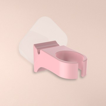 beatrice 碧翠絲強力無痕吹風機收納架-粉