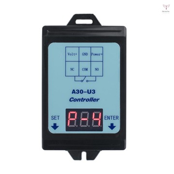 Dc 6~80V 電壓監測繼電器延時繼電器充放電控制器模塊欠壓過壓保護繼電器,帶 4 種操作模式電壓控制定時器