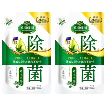 farcent 花仙子 茶樹莊園 超濃縮洗碗精 補充包 茶樹速淨  700g  2包