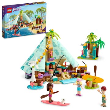 LEGO 樂高 好朋友系列 380個積木  海灘豪華露營 Beach Glamping 多色  1盒