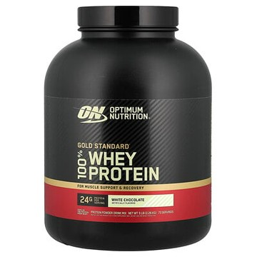 Optimum Nutrition, 金標準，全乳清，白巧克力，5 磅（2.27 千克）
