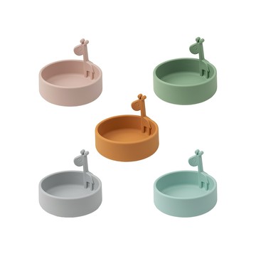 丹麥 Done by deer 立體矽膠餐碗Raffi款 - 多款可選