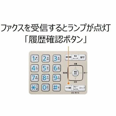 パナソニック おたっくす 見てから印刷 受話器コードレスタイプ