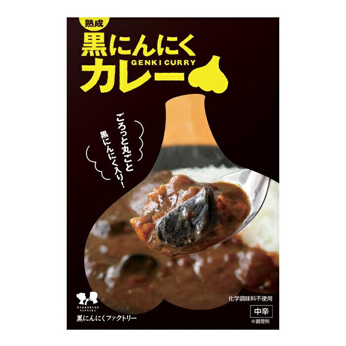 自然共生 熟成黒にんにくカレー180g（1人前）×2ケース（全60本） 送料無料