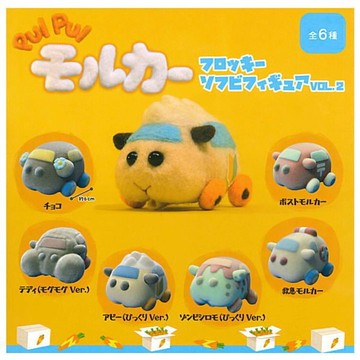 <蛋黃限定>🚖新貨到🚖 PUIPUI天竺鼠車車 植絨軟膠公仔vol.2 P2 扭蛋 全新現貨~~