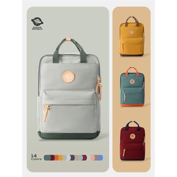 canvasrepublic帆布共和國雙肩包女戶外旅行包電腦包背包學生書包